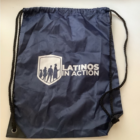 Blue Drawstring Bag - Picture 1 of 2